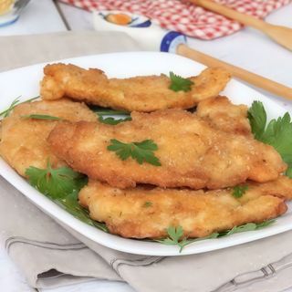 Cotoletta di pollo fritta