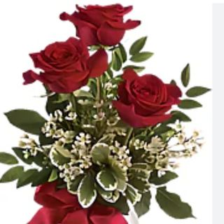 3 rose rosse