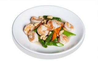 119. Gamberi con anacardi