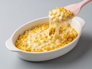 Piastra calda con mais e formaggio《 dolci》
