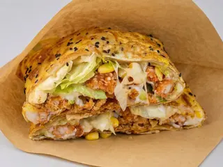 JIANGBING-Con straccetti di pollo e formaggio