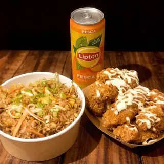 Combo Piastra Rice/Noodle & Chicken