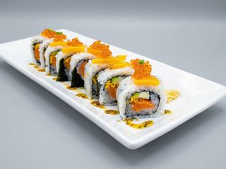 059 Black crispy spigola roll 8 pezzi