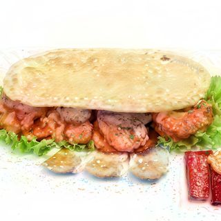 Panino naan grill tikka menù