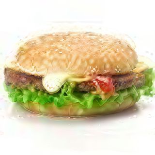Panino cheese burger singolo