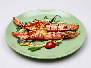 Gamberoni alla piastra