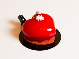 Coccinella a forma di cuore monoporzione