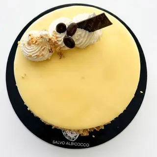 Torta gelato gusto nocciola e fragola