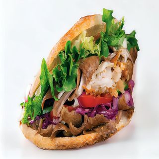 Panino kebab solo carne