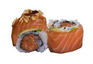 99 Spicy salamon special roll 8 pezzi