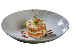 164 Salmon burger