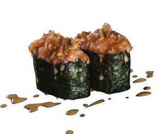 200 Gunkan onion salmon 2 pezzi