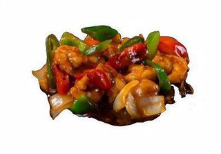 317 Gamberi in salsa chili