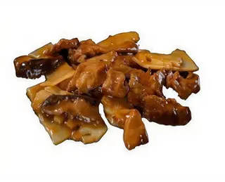 311 Manzo bambù e funghi saltati