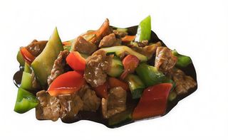 309 Manzo saltato con salsa al pepe nero