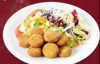 Piatto falafel normale 4 pezzi