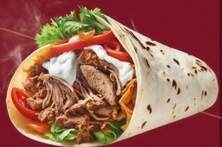 Piadina grande solo carne