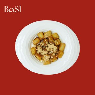 Bochi-(Bocconcini di riso glutinoso con zucchero di canna)---小糍粑