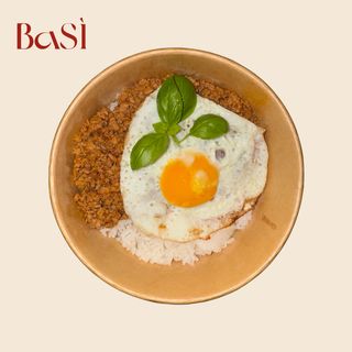 Riso con Carne Macinata e Salsa Sichuanese---招牌杂酱饭