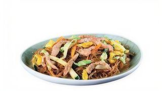 176 Spaghetti con manzo e verdure