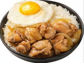 43. Coppa di riso con cosce di pollo