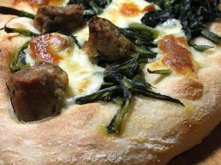 MOZZARELLA HD, CINTA SENESE, SALSA ADAM E CICORIA RIPASSATA