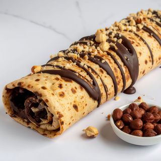 Piadina sottile farcita con Bacio