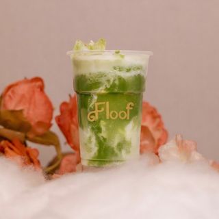 Ice matcha latte