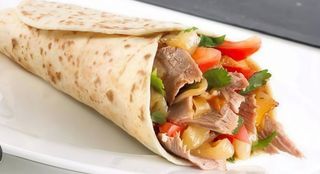 Piadina con seekh kebab