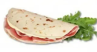 Piadina con prosciutto crudo