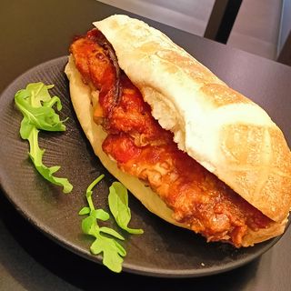 Panino con Parmigiana di melanzane