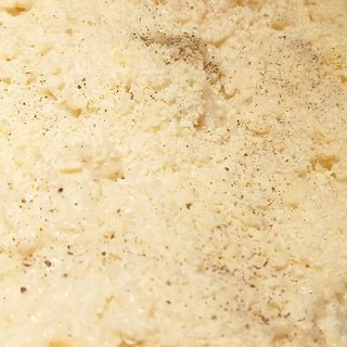 Risotto cacio e pepe