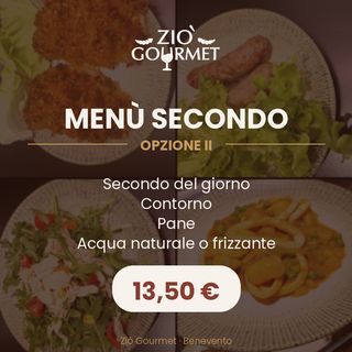 MENU' SECONDO II OPZIONE