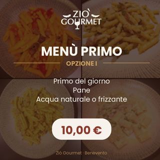 MENU' PRIMO I OPZIONE