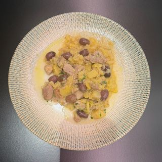 Spezzatino di tacchino con funghi e patate