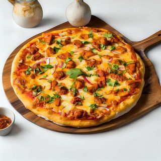 99. Pizza chicken tikka fajita