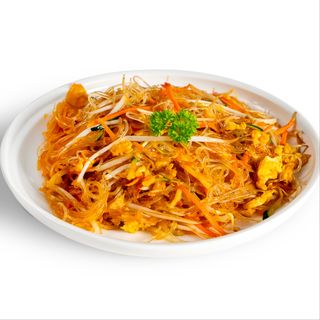 P4 Spaghetti di soia con verdure