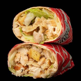 Wrap caesar salad