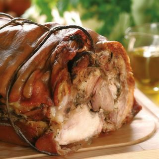 Porchetta di ariccia in tagliere per 2 persone