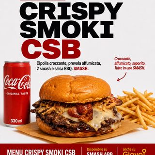 Menu' smash crispy smoky