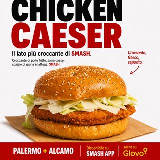 Chicken Caesar smash 