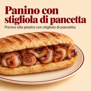 panino con stigliola di pancetta