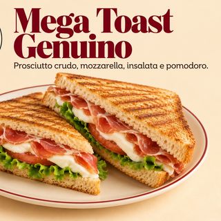mega toast genuino