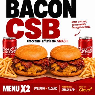 Menu' smash bacon x2