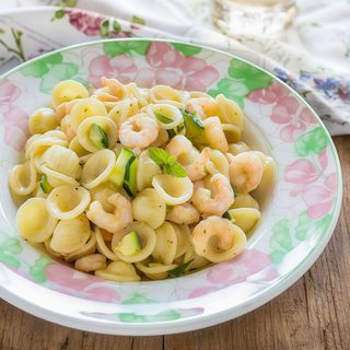 Orecchiette gamberi easparagi