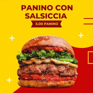 Panino con salsiccia