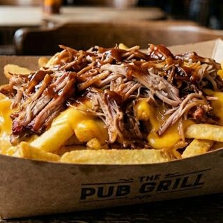 Patatine e pulled pork