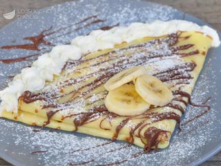 Crepes alla nutella e panna
