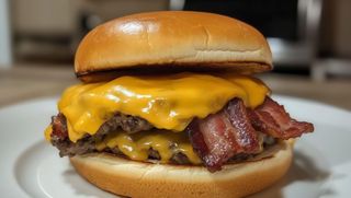 Bacon cheese burger