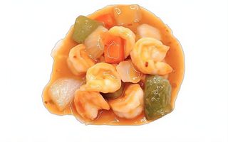 Gamberi in salsa chili